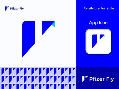 Modern Logo, Lettermark Logo, F Logo, Pfizer Fly Logo design app icon best logo brand identity brand logo branding creative logo creativelogo f logo gradientlogo letter logo logo logo design logobrand logoconcept minimalist logo modernlogo pfizer fly logo design tech tech logo thirtylogos