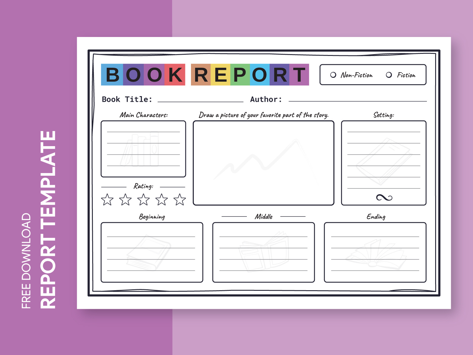 book report google docs template