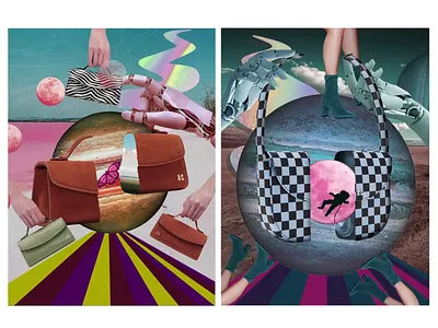 Motion Poster A/B Test, Welcome to Land of At Cherine 2d animation animation after effects branding motion animation motion poster motiongraphics poster