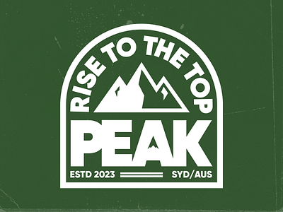 Peak Adventure Brand adventure badge badgedesign graphic design logo logodesigner vector