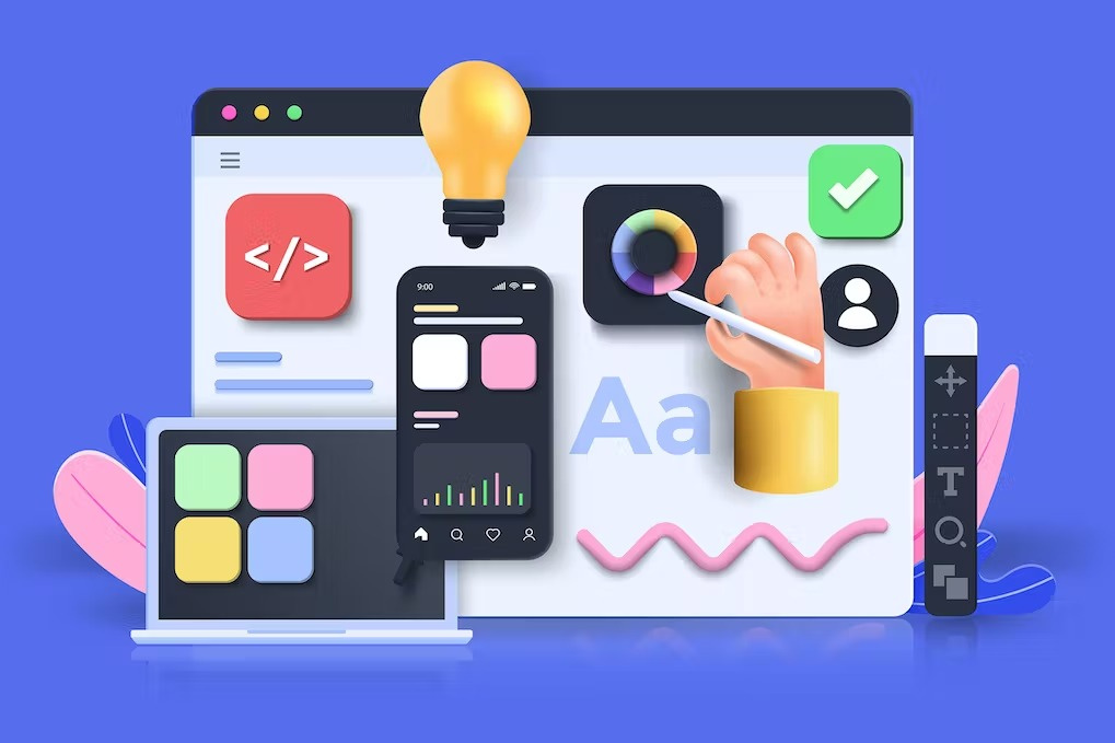 UI Design 3D Concept 3d animation art branding digital digital art flat homepage icon illustration illustrator landing page minimal ui ux vector web webdesign website