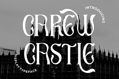 Free Display Font - Carew Castle 80s fonts