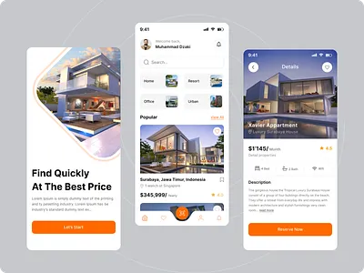 Real Estate App apartment app booking app building clean home home rent house ios ios app mobile mobile app onlile rents app property real state app rentars app ui design uiux user interface