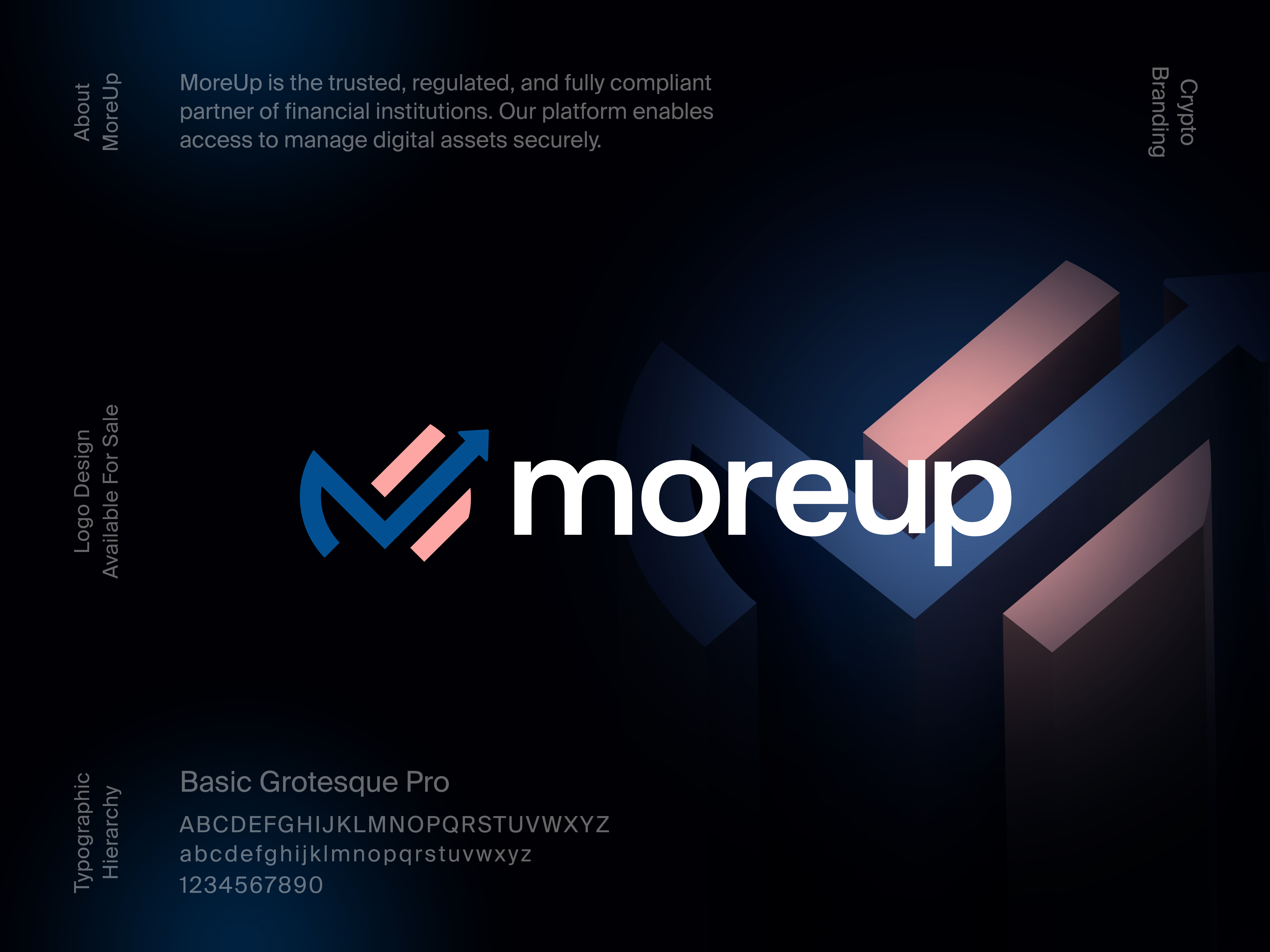 MoreUp Logo Design blockchain blockchain technology brand branding creative logo crypto icon identity logo logo design logo identity logodesign logomark logos logotype m logo technology unique logo vector