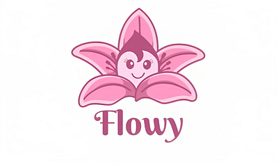 Flowy - make yourself at home. animat branding logo