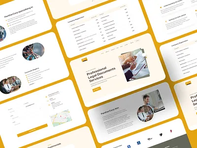 PantherCrop - a Website for Legal Documents business company design document documents homepage landing page legal redesign ui ux website