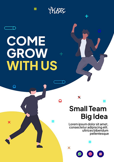 Come Grow With Us ( Poster ) graphic design