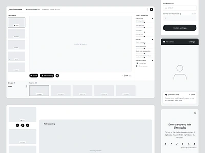 LightTwist 1.0 — Wireframes app components hifi interface mvp product product design studio tonik user ux video web wireframes