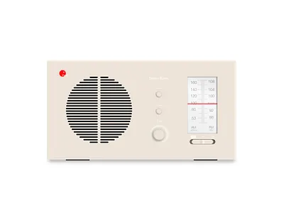 Radio illustration realistic drawing sketch