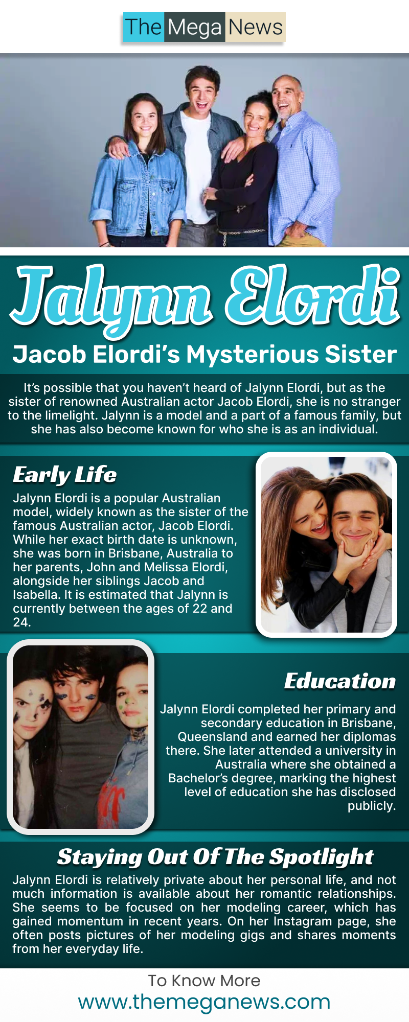 Who Is Jalynn Elordi - Jacob Elordi Enigmatic Sister by The Mega News ...