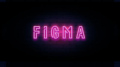 Hello~Figma design figma lights neon