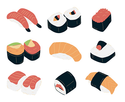 Sushi Clipart illustration