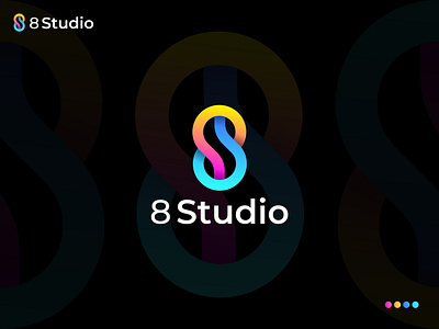 8 Studio, (letter s) Modern Logo Design Concept 8 studio branding design graphic design illustration logo logo design logo make modern s modern s logo s brand s branding s letter logo s logo brand s logo mark s logos s msrk studio logo ui vector