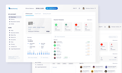 DDirect Money bank branding design interface ui uidesign uiux