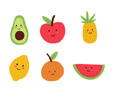 Cute Fruit Sticker