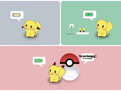 Pikachu cartoon illustration sketch