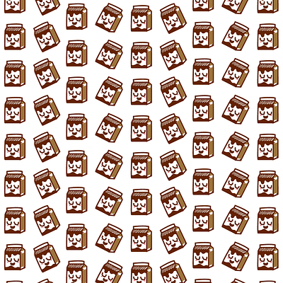 choco milk pattern chocolate milk design graphic design graphic pattern illustration illustrator kawaii cute offset grids patterns vector