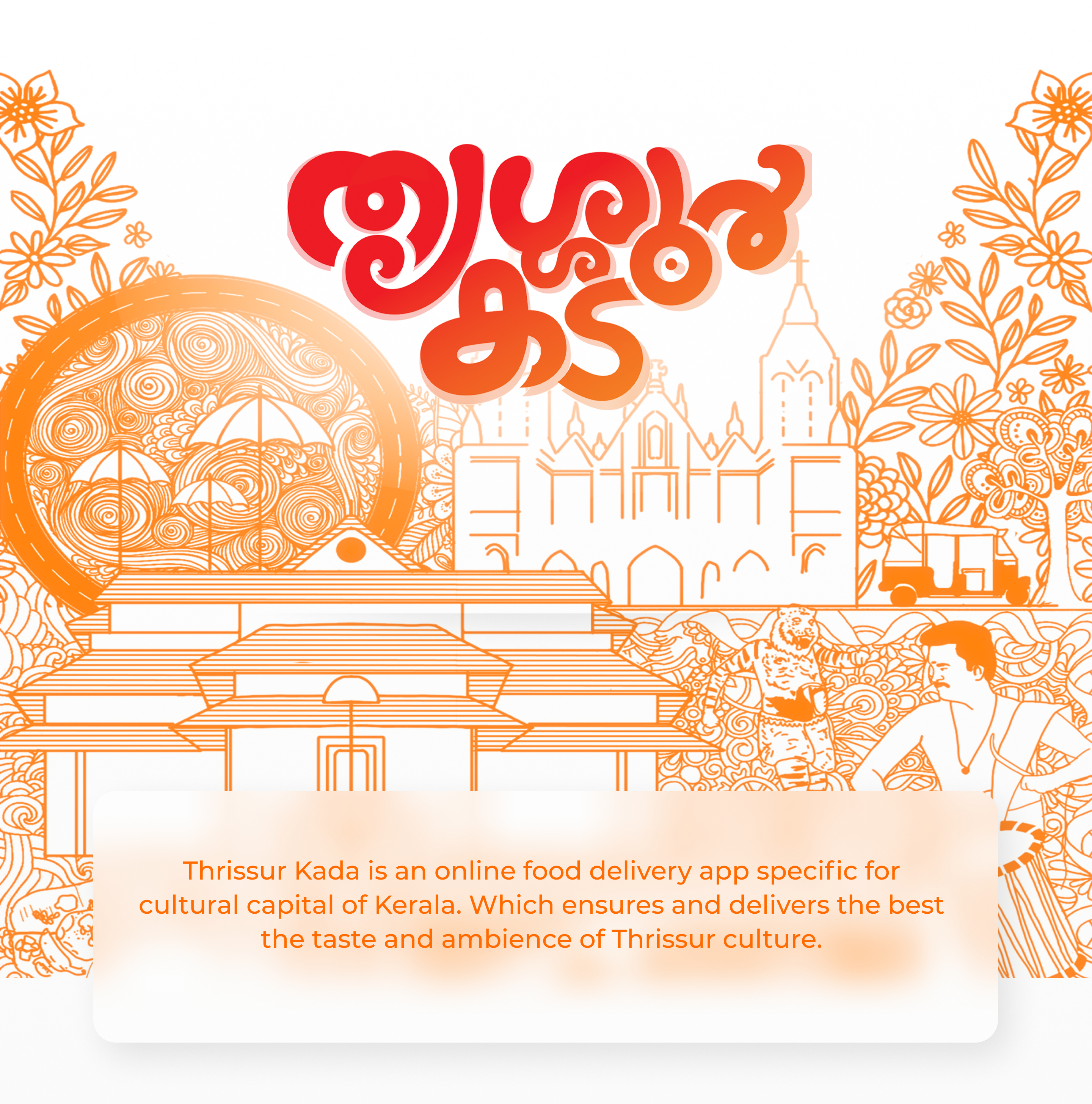 Thrissur Kada app branding design ui ux