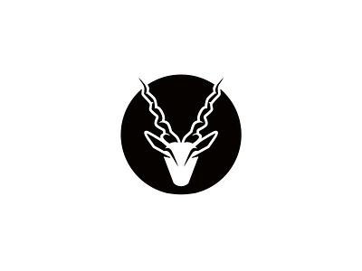 Impala black concept design iconic idea impala logo mark monochrome symmetry white