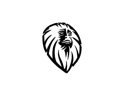 WIP - Sketch animal ape brand identity branding brandmark custom animal logo custom logo design custom mark golden headed lion tamarin graphic design identity identity design identity designer illustration logo logo design logo designer mark monkey negative space logo