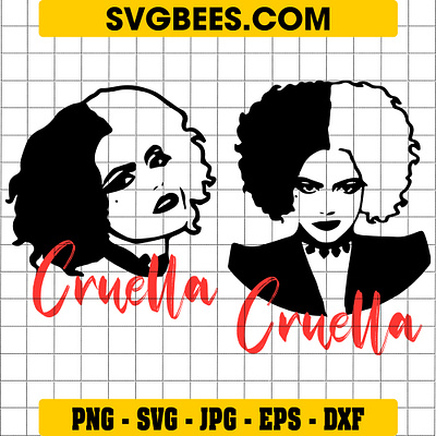 Cruella Deville SVG cruella deville svg svgbees