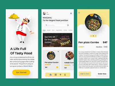 Ui Food Delivery App app branding design illustration ui ui ux design ux
