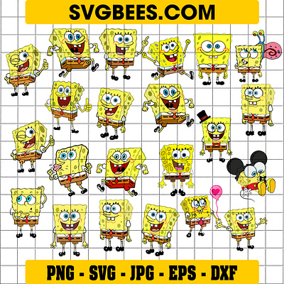 Spongebob Squarepants SVG spongebob squarepants svg svgbees