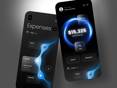 Personal finance app branding graphic design illustration landing page minimal ui ux