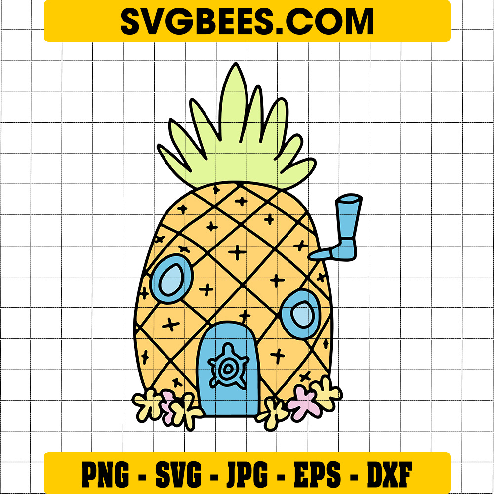 Spongebob House Svg By Svgbees: Svg Files For Cricut - Get Premium Svgs 