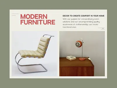 Modern FURNITURE app branding design graphic design illustration logo typography ui ux vector