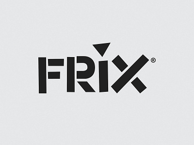 FRIX - Logo Design black branding brandingagency chain design food foods fries friterie frix graphic design illustration logo logofolio logofolios logos restaurant symbols vector