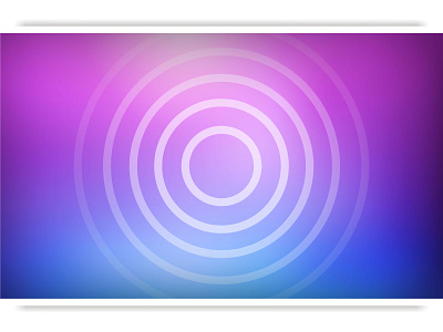 Gradient Background in Soft White Circles futuristic