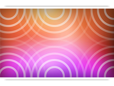 Gradient Background in Soft White Circles geometric