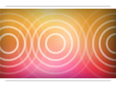 Gradient Background in Soft White Circles geometric