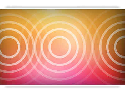 Gradient Background in Soft White Circles geometric