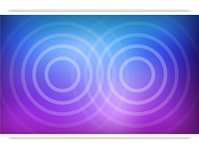 Gradient Background in Soft White Circles geometric