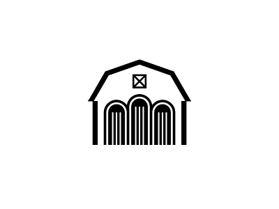 Book Barn barn black book education icon library logo publish window