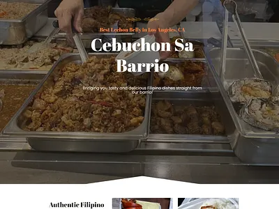 Cebuchon Sa Barrio Website Design graphic design logo ui ux