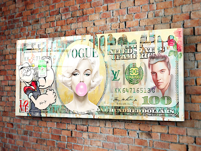 Marilyn Monroe - 100 dollar bill