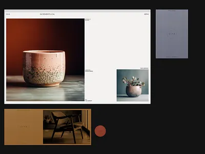 Objects + Artefacts — Collateral branding ceramics design graphic design grid illustration layout logo typography ui ux web design website