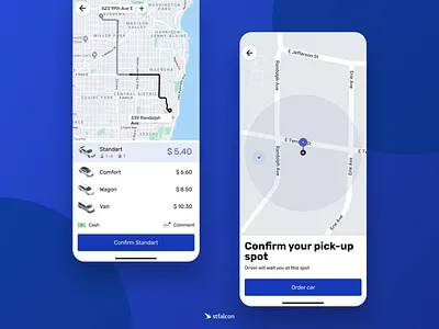 Car Order Service | BBGO app blue booking carorder carser delivery design driver illustration logo mobileapp navigation navigator passenger route stfalcon taxi taxi online ui ux