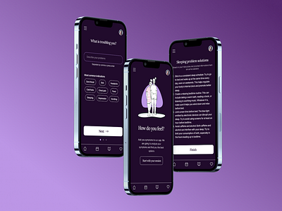 Easy to use healthcare app with AI indication of sickeness branding calming concept design graphic design healthcare logo mobile app ui ux vector warm