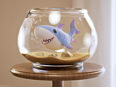 There's something odd about our new goldfish octanerender