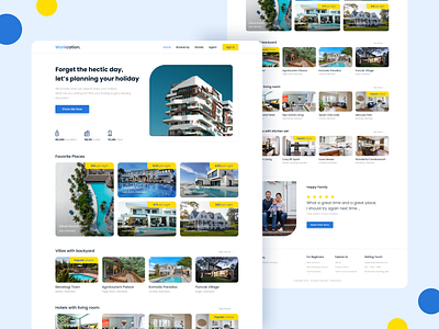 UI Web Design - Workcation Website 3ddesign appdesign creativedesign design designcommunity designinspiration graphic design illustration productdesign uidesign uiinspiration uitrends uiux uiuxdesign userexperience userinterface uxdesign uxinspiration uxtrends webdesign