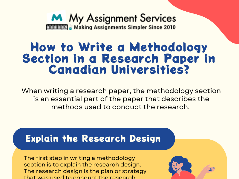 how to write a methodology section in a research paper