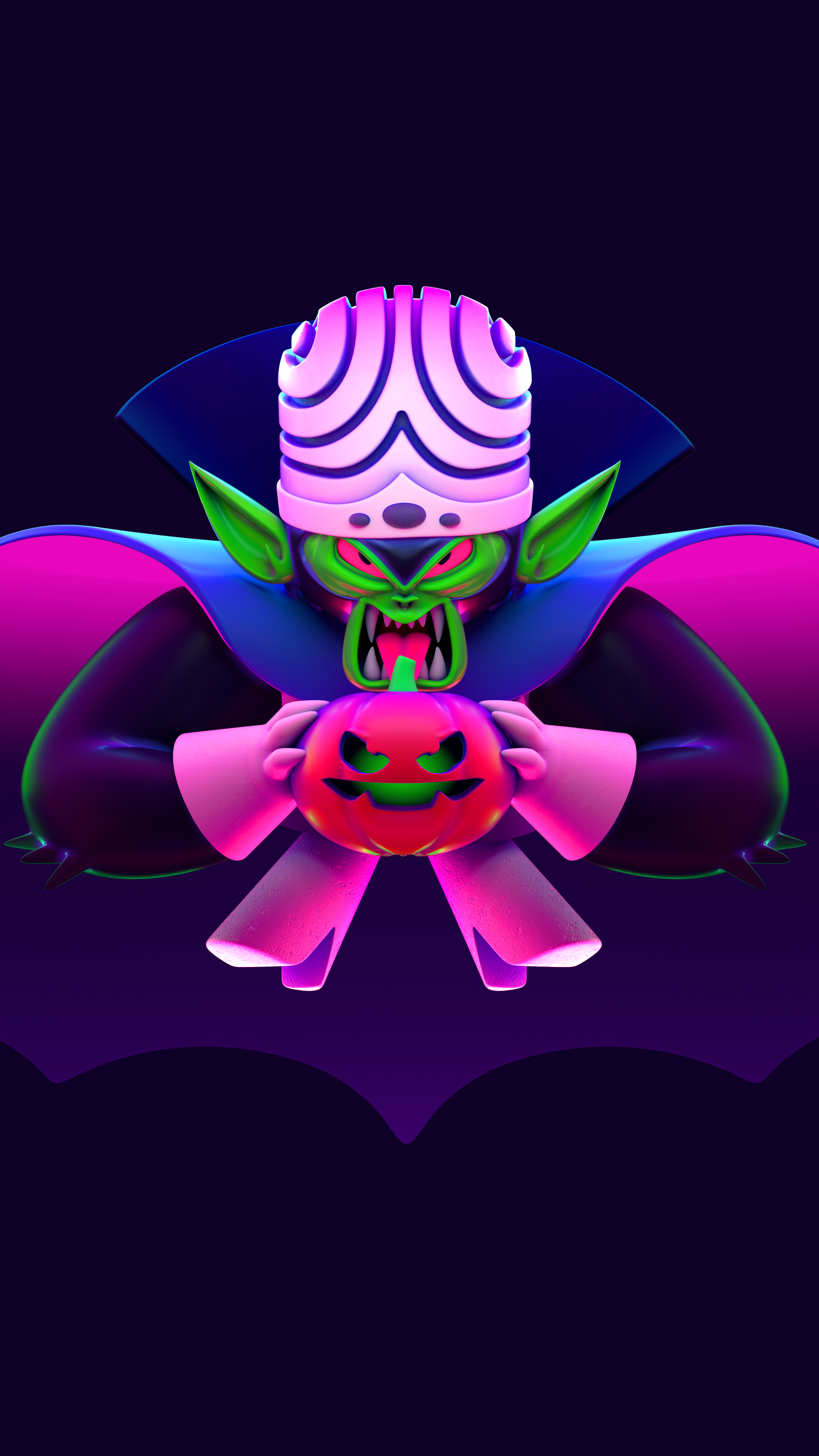 MOJO 3d c4d character halloween illustration mojo octane pumpkin render