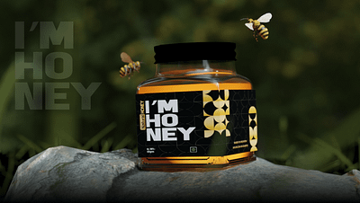 I'm Honey 3d branding design graphic design packaging design ui website design