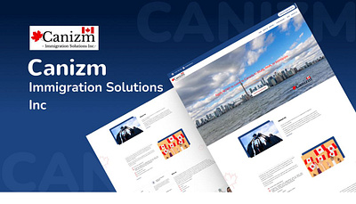 Canizm Immigration Solutions Inc - Website for Immigration Firms backenddevelopment css graphic design html portfolio web design website development wordpresswebdevelopment