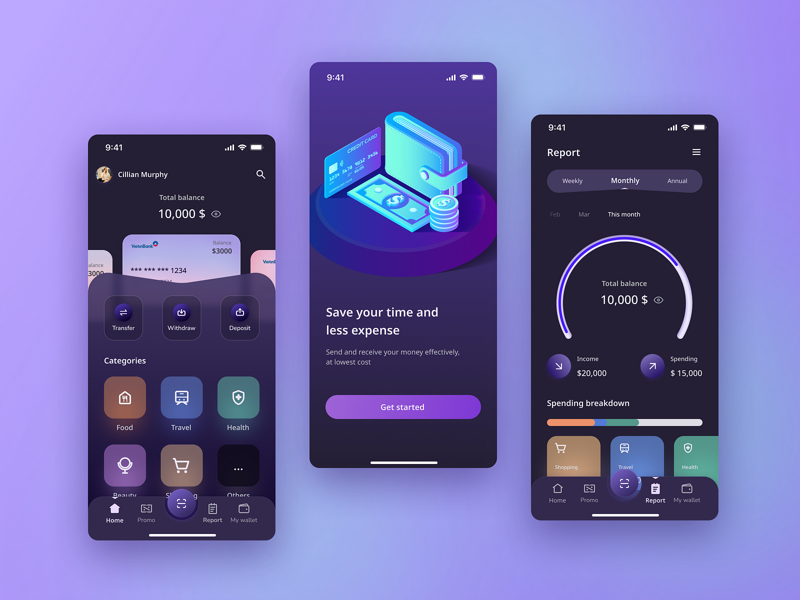 E-wallet Mobile App UI Concept by Capi Product on Dribbble