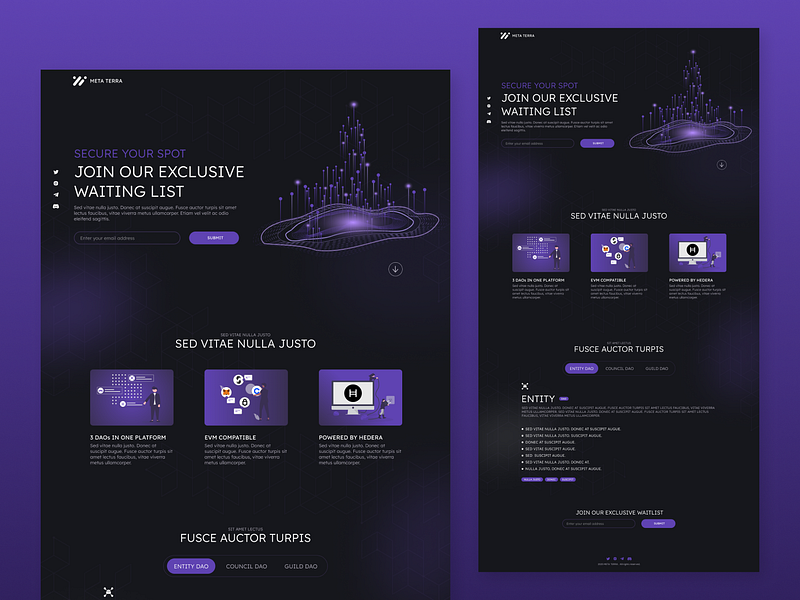 Waitlist Page designs, themes, templates and downloadable graphic ...